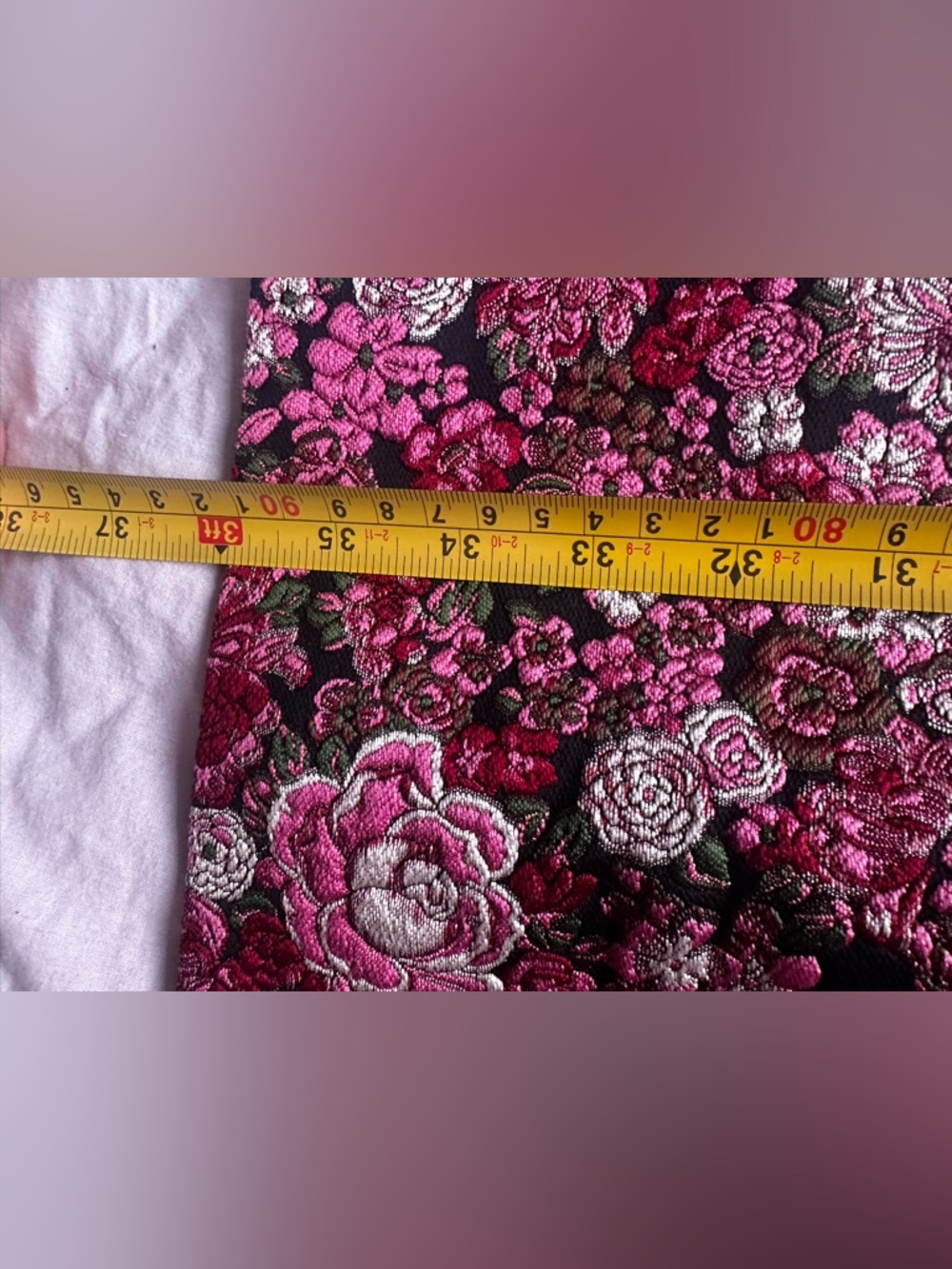 Adam Lippes Floral Brocade Sleeveless Dress Pink Black Size 2 - Picture 6 of 11
